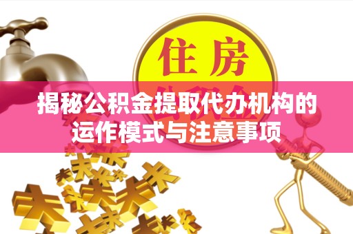杭州揭秘公积金提取代办机构的运作模式与注意事项