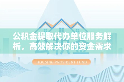 西藏公积金提取代办单位服务解析，高效解决你的资金需求